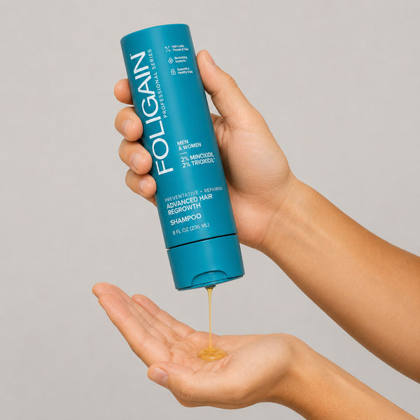 FOLIGAIN® Advanced Hair Regrowth Hair Shampoo Minoxidil 2% + TRIOXIDIL® 2% - FOLIGAIN EUROPE