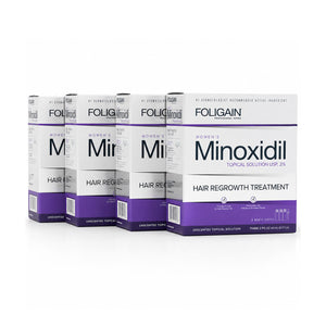 FOLIGAIN® Minoxidil 2% Hair Regrowth Treatment For Women 12 Month Supply - FOLIGAIN EUROPE