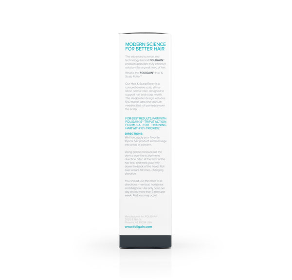 FOLIGAIN Hair & Scalp Roller 0.25 Titanium Needles - FOLIGAIN EUROPE